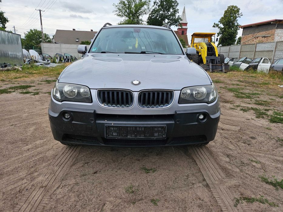 Bmw x3 e83 xdrive manual 2.0d 150km silbergrau wszystkie czesci!