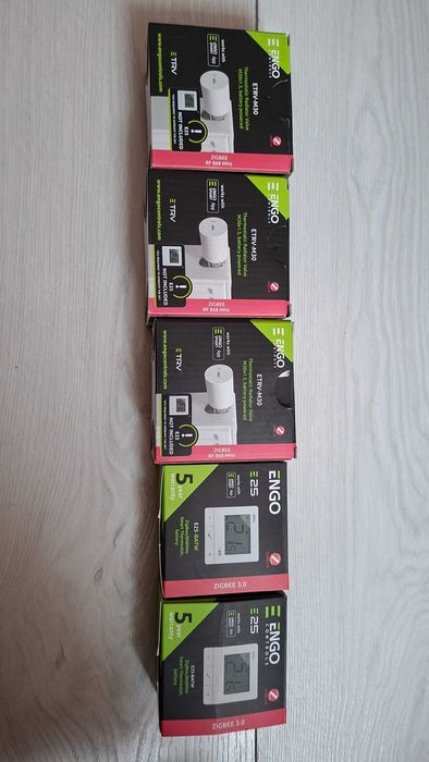 Sterowniki engo + głowice sterowanie grzejnikowe