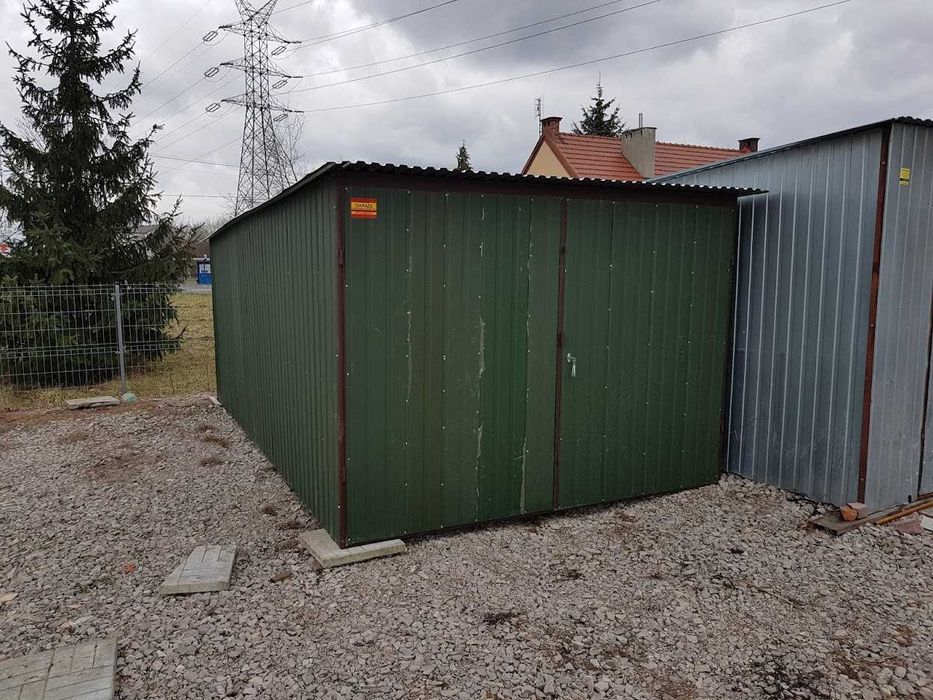 Garaż na budowę 3x5 , blacha 2 Gatunek  kolor do wyboru