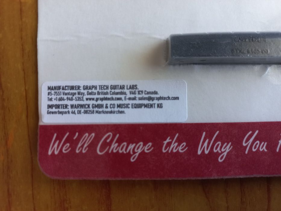 Pestana / Nut guitarra Graph tech Tusk XL