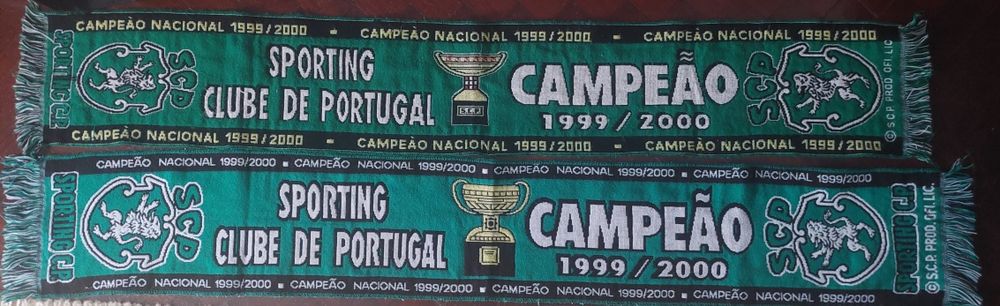 30 echarpes,bufandas, do sporting Antigos