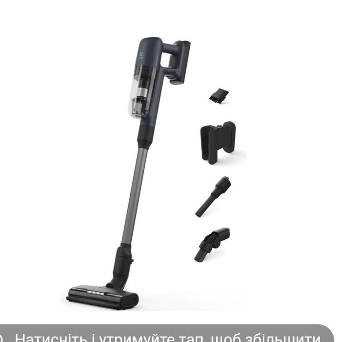 Вертикальний + ручний пилосос (2в1) Electrolux 700 Cordless Cleaner EP71UB14DB