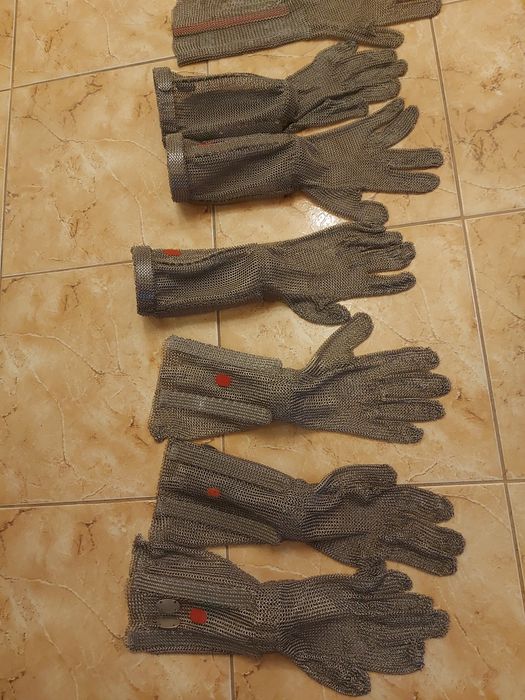 Rękawice metalowe Masarskie/Rzeźnicze antyprzecieciowe