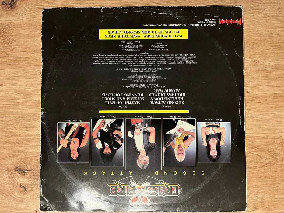 Crossfire - second attack winyl, na prezent, fajny stan