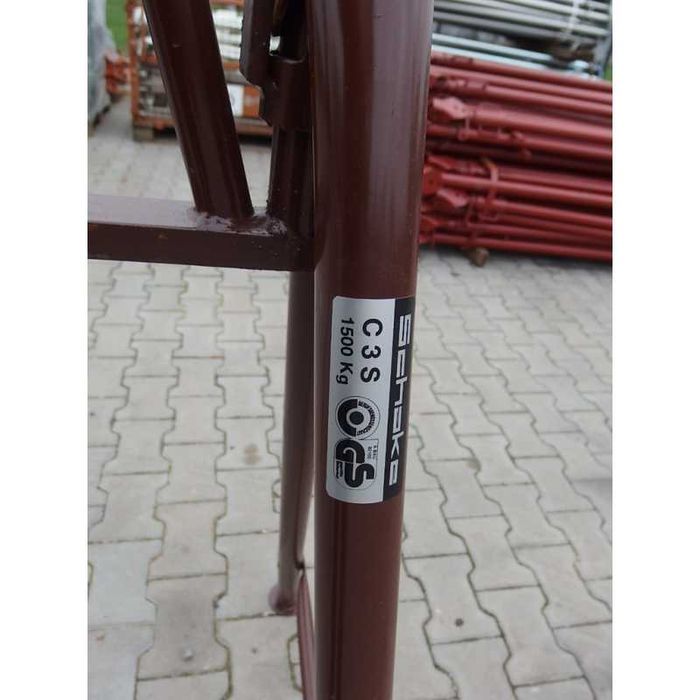 Kobyłka kozioł rusztowanie murarskie malowane SCHAKE 1,5T certyfikat