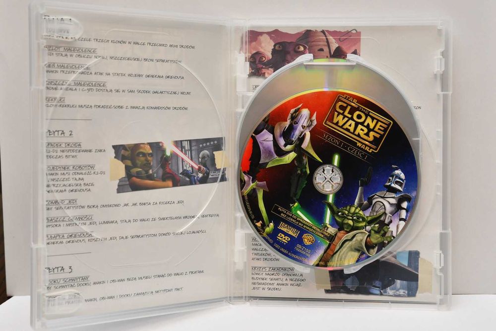 Star Wars Wojny Klonów sezon 1 DVD