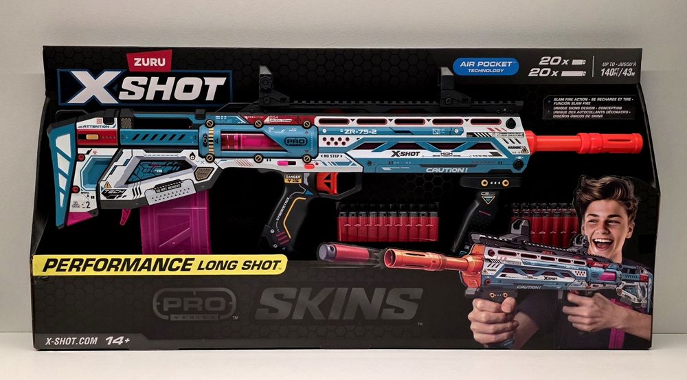 Пістолет для дальнього пострілу серії X-shot Pro, Zuru