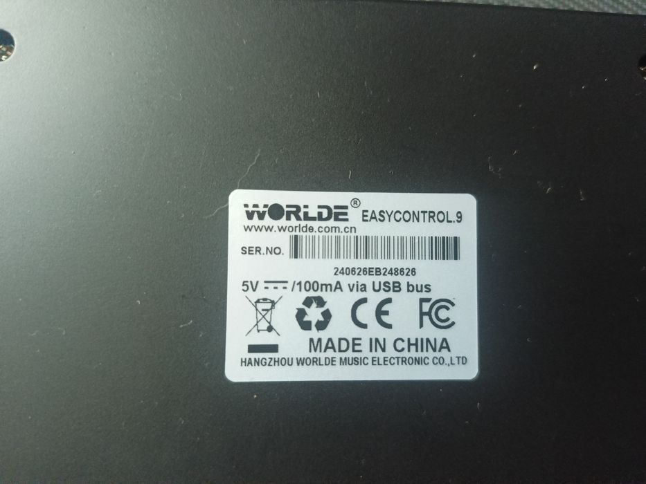 Kontroler DAW - Worlde EasyControl