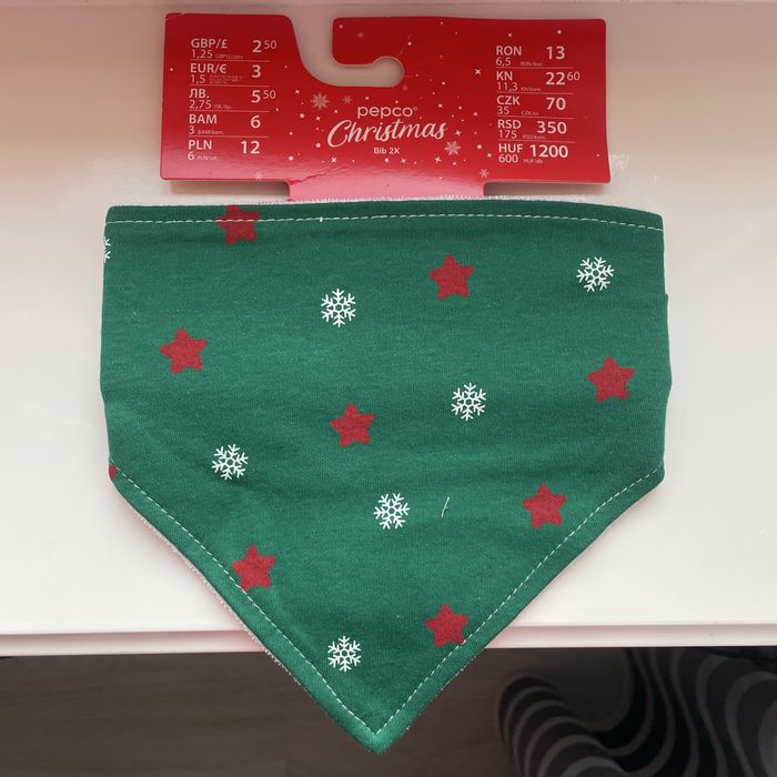 Śliniak apaszka dla dzieci Pepco Christmas