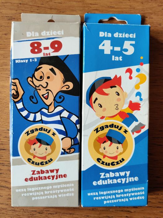 Zagadki w podróży Czuczu 4-5 lat, 8-9 lat