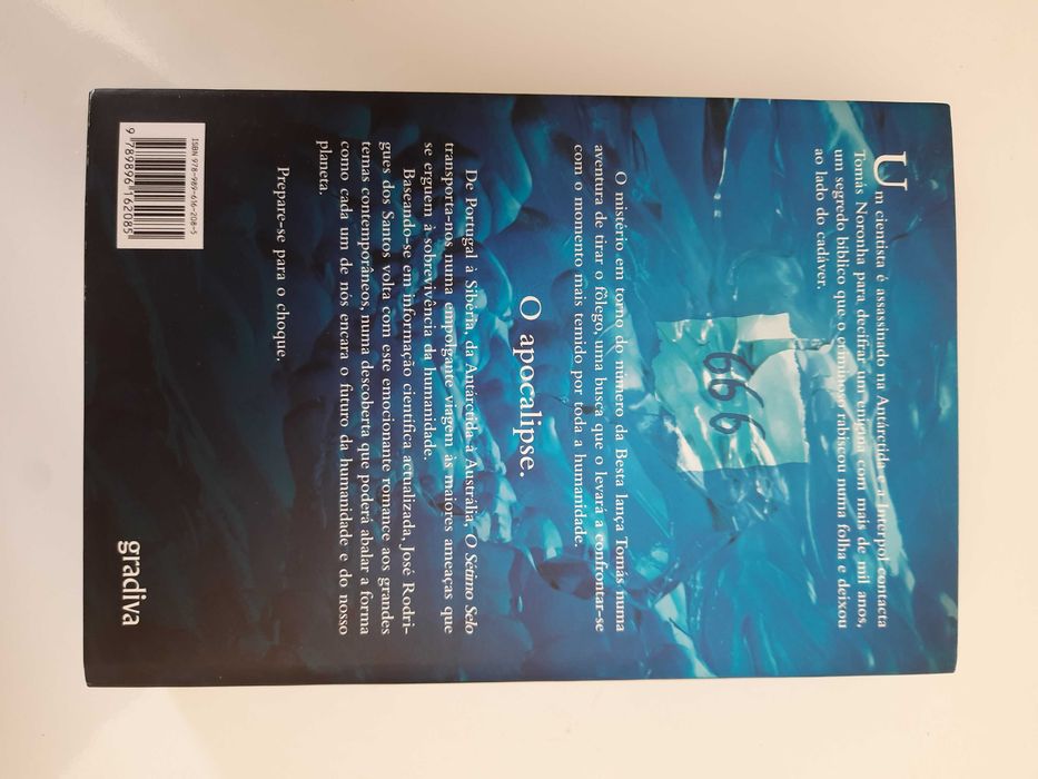 Livro “O Sétimo Selo” (666) de José Rodrigues dos Santos (1ª Edição - Outubro 2007)