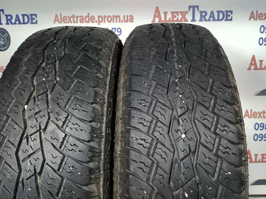 2шт 205/70 R15 Toyo Open Country AT літні шини вживані, протектор 7мм