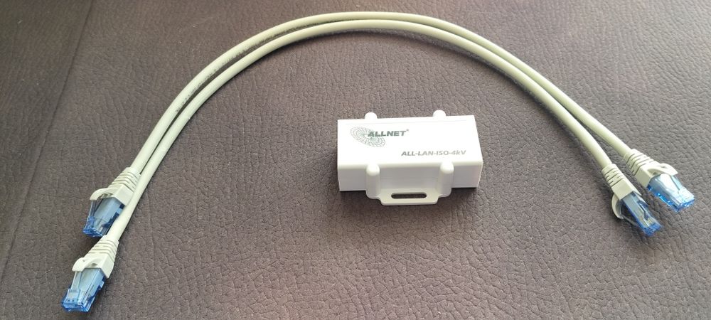 Izolacja galwaniczna ALLNET LAN Ethernet