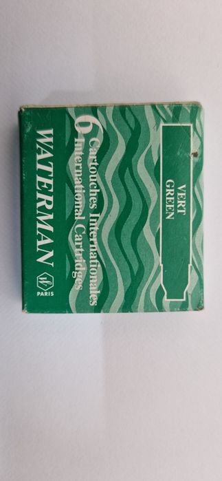 Naboje Waterman zielone
