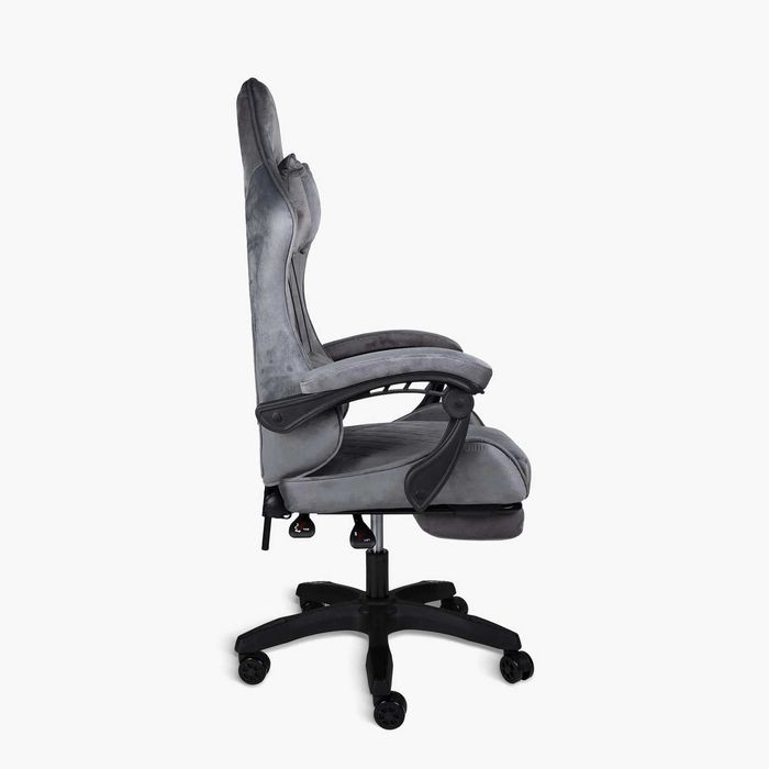 Геймерське крісло Virgo Prototype Grey НОВЕ з підставкою для ніг