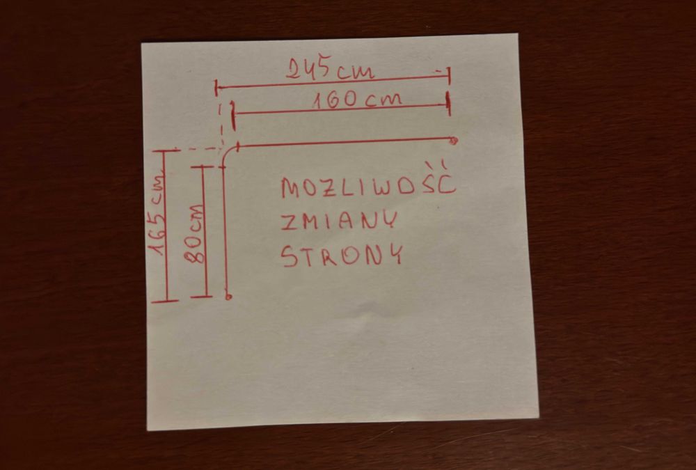 Duże biurko narożne