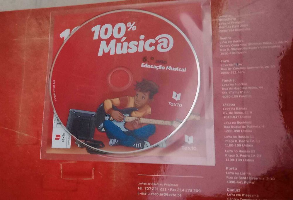 Livro 100% Musica – 6ºano Educação Musical – Pouco Uso