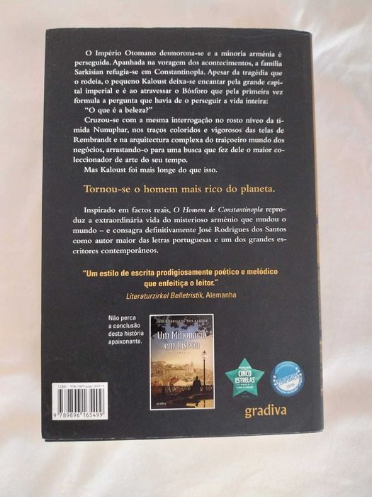O Homem de Constantinopla, de José Rodrigues dos Santos