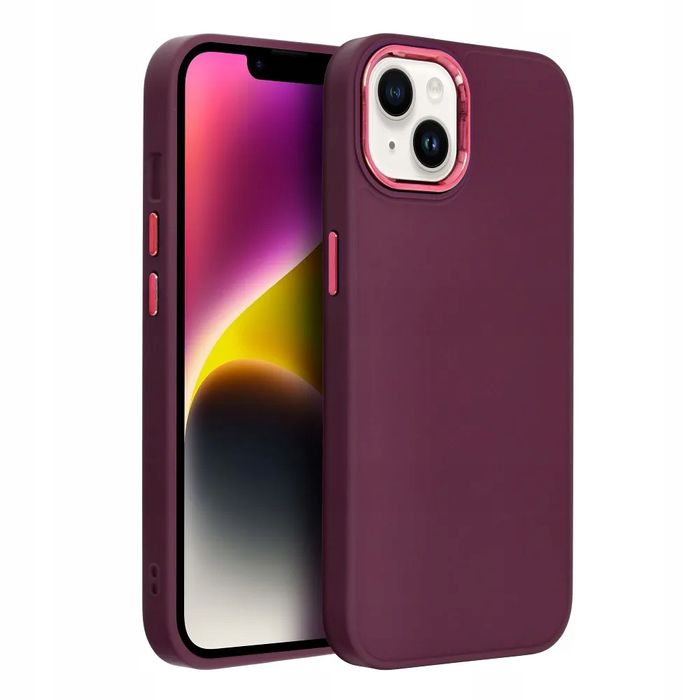 Etui Futerał FRAME do IPHONE 16 Pro Max fioletowy
