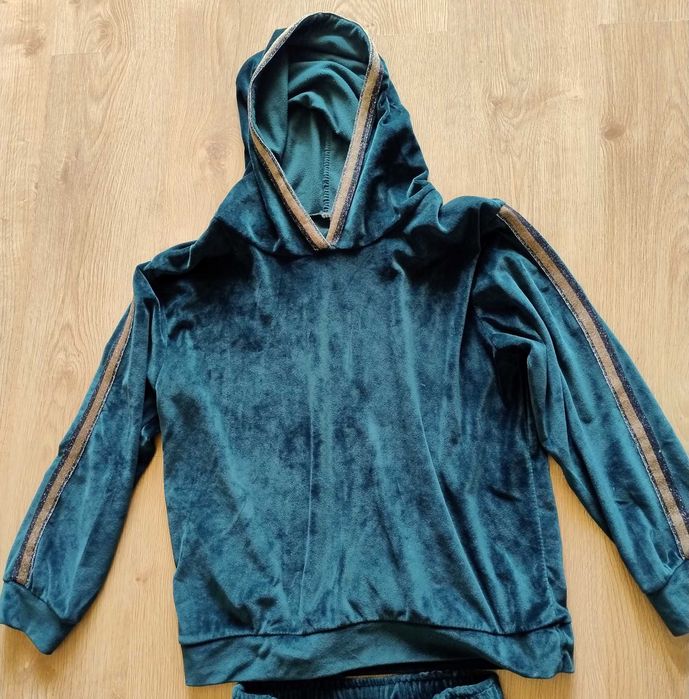 welurowy komplet dresowy rozmiar S