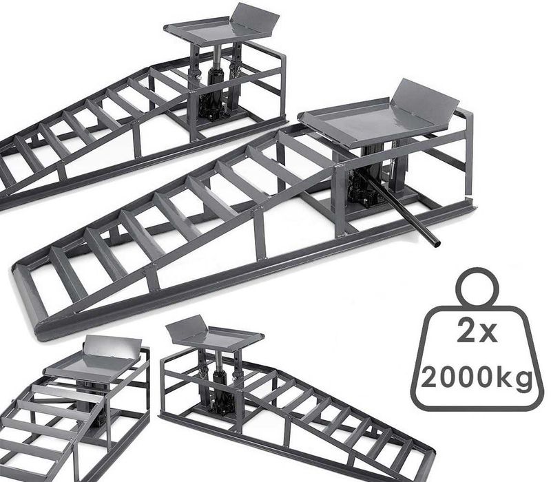 Rampa / podnośnik hydrauliczny - do 2000 kg (komplet 2 szt.)