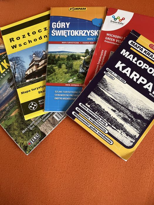 Mapy z roznych stron Polski.