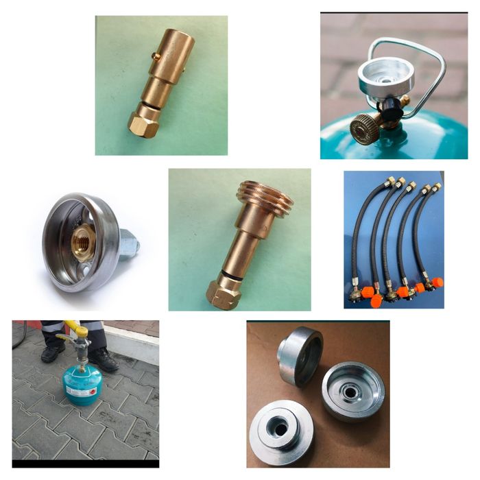 Переходник на газ газовый баллон адаптер для заправки на АЗС бутан