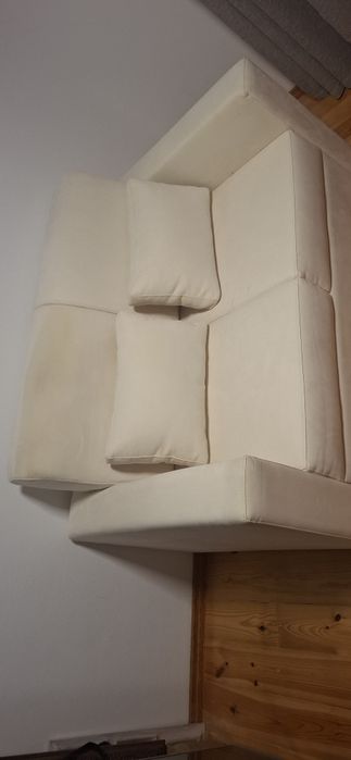 Sofá 2 Lugares Branco – 150x88 cm – Bom Estado
