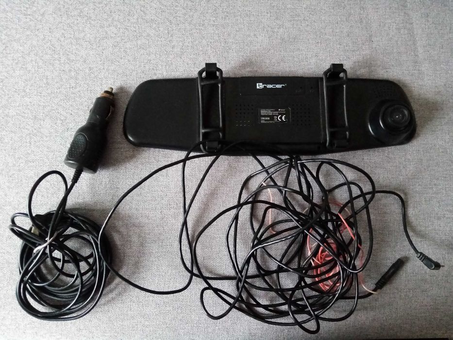 Wideorejestrator TRACER Mobi Mirror FHD, Kamera, karta SD 32GB