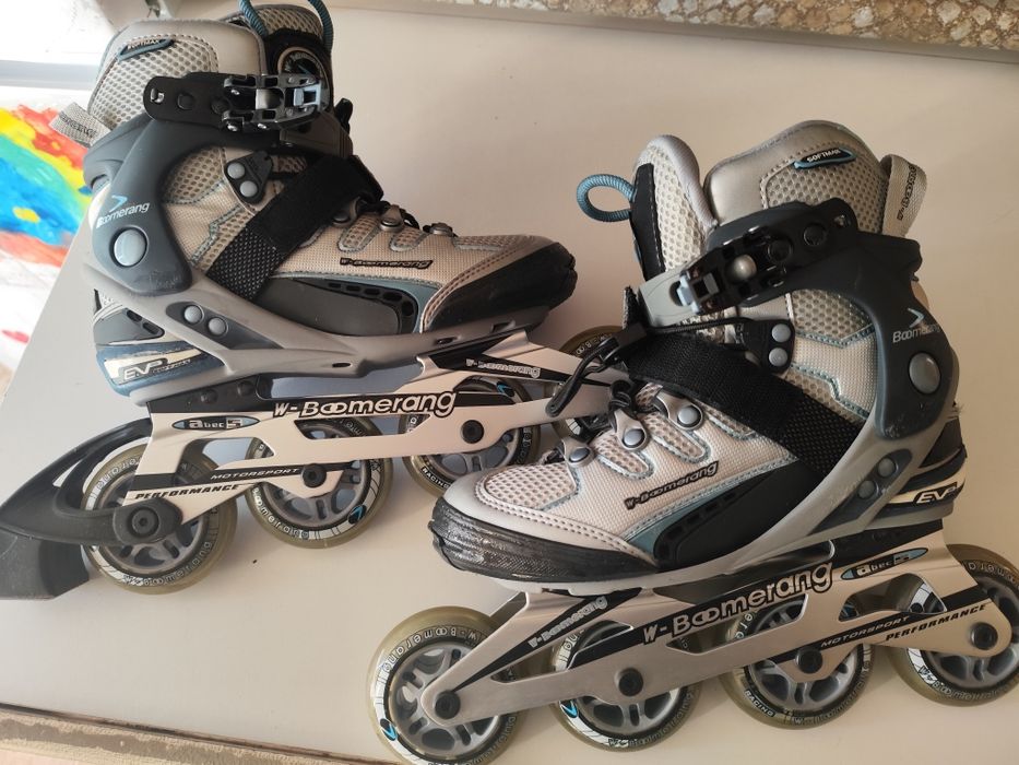 Patins em linha como novos