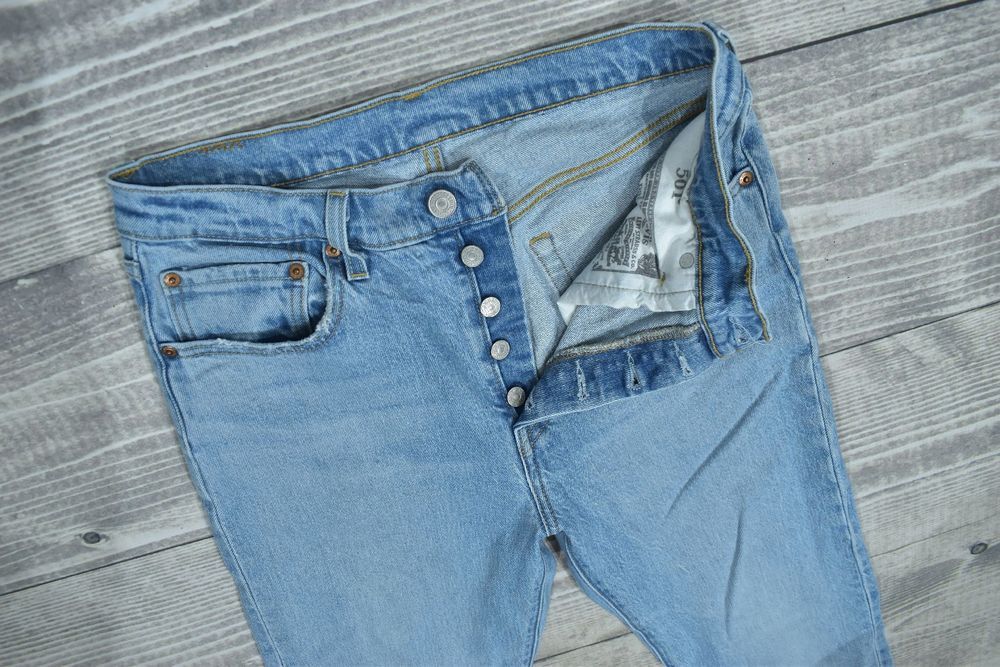 Levis Dzinsy 501 W Stylu Lat 90 Tych W28 L30