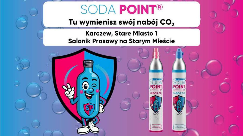 SODA POINT Karczew, Stare Miasto 1 Wymiana nabojów CO2