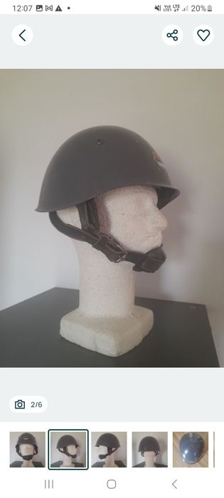 Helm wloski M33, serbska policja.