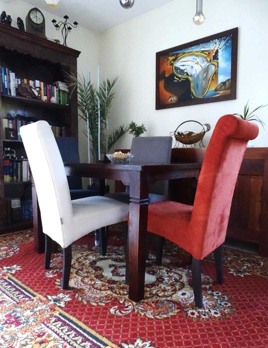 Orientalny stół Indyjski z 4 nowymi ślicznymi krzesłami z AlmiDecor