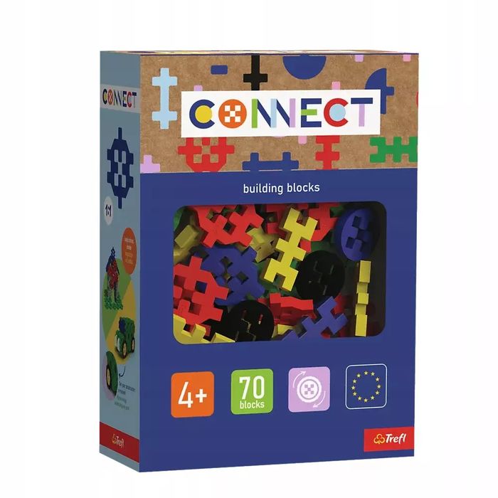 Klocki Connect - Basic 70 Boy TREFL. Trefl. Nowy Produkt