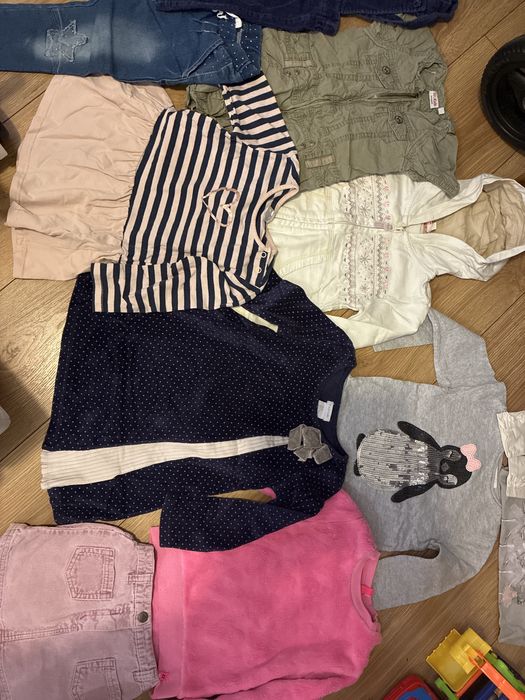 Paka ubrań zestaw dziewczynka 92-98