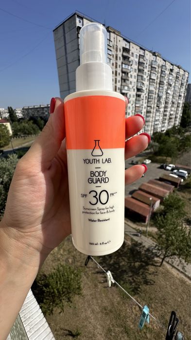 Youth lab spf 30 спрей для обличчя й тіла солнцезащитный крем