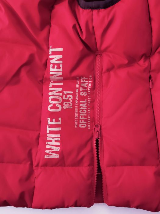 Napapijri kamizelka czerwona puch nat. S