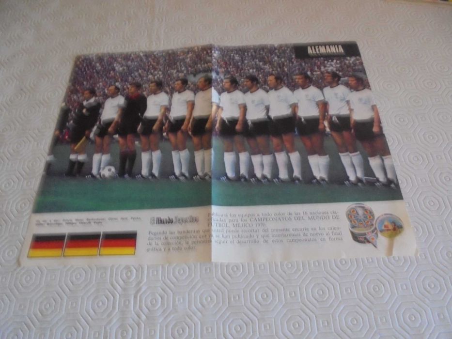 Posters (24X32) de Seleções de Futebol no Mundial do México de 1970