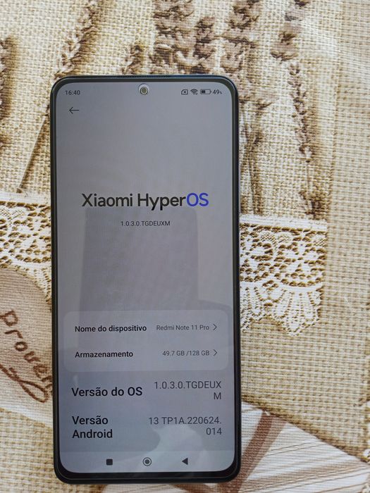 Telemóvel Redmi Note 11 Pro