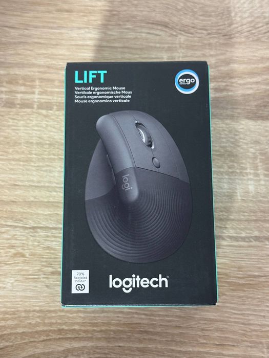 Бездротова миша Logitech Lift Ergonomic Vertical Graphite (910-006473)