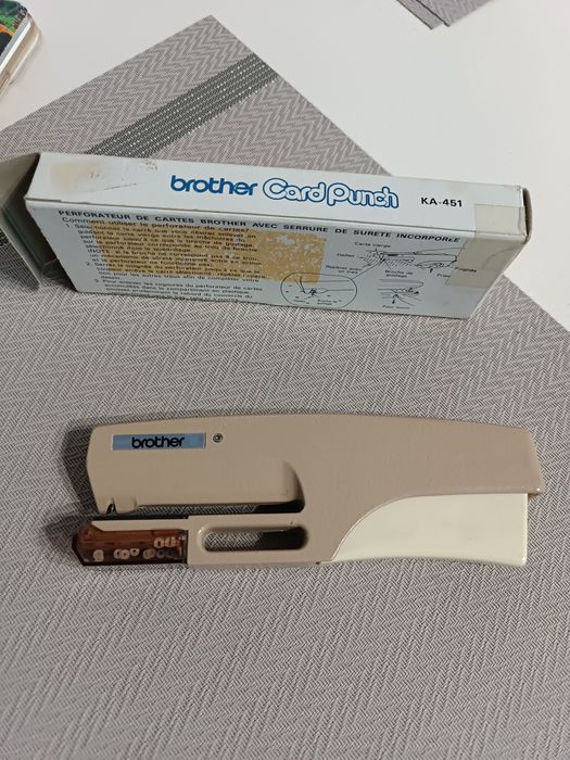 Brother card punch ka 451 Япония, перфоратор для карт, шитье, вязание