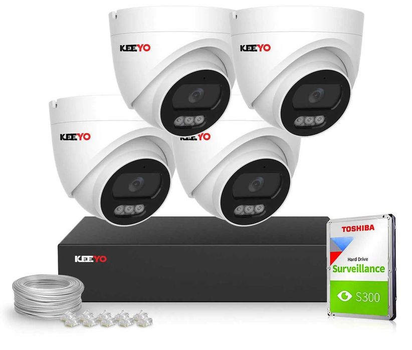 Zestaw do monitoringu IP KEEYO