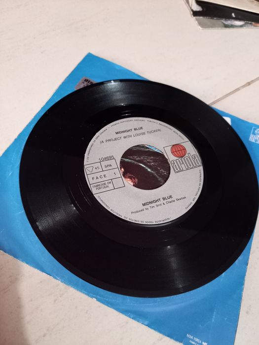 Disco single de vinil Midnight blue