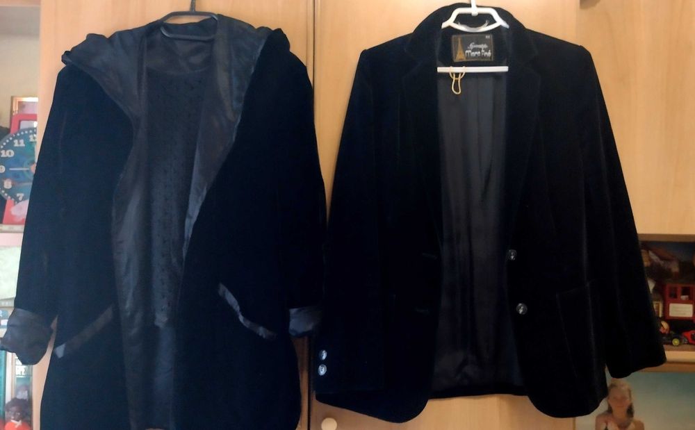 Велюровый плотный пиджак  (Швейцария-Франция)