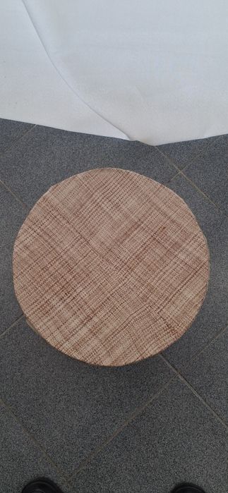 Puff recycling cardboard disc