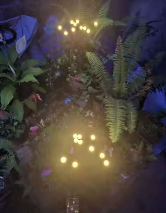 Lampa ogrodowa LED 10 kulek solarna