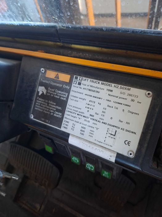 wózek widłowy Hyster