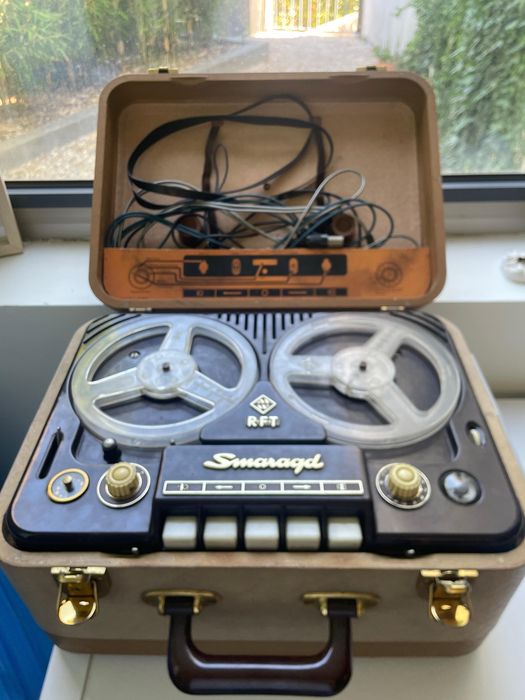 Gravador de Bobina a Bobina Smaragd (anos 1960)