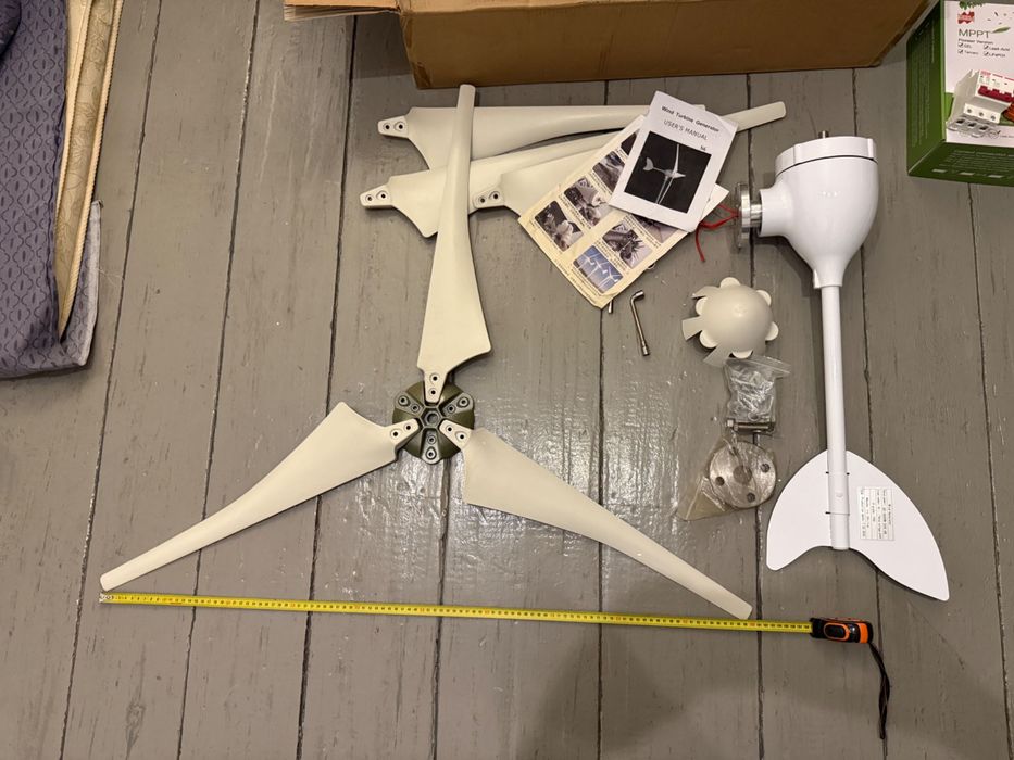 Електростанція вітрогенератор, MPPT контроллер, готовий комплект